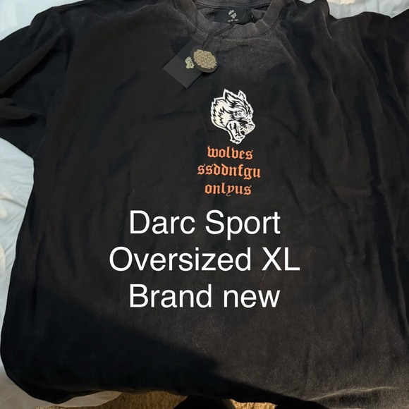 Darc Sport Black and Orange Graphic Tee - Picture 1 of 2